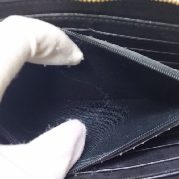 Fossil Patchwork Multicolor Leather Zip Around Credit Card Wallet - Picture 14 of 16